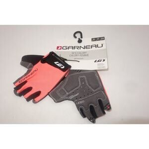 NEW Garneau Calory Cycling Fingerless Gloves Women's Size Small Pink Gray